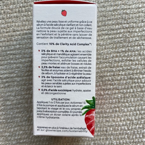 Glow recipe strawberry smooth bha + aha salicylic serum - Picture 5 of 6